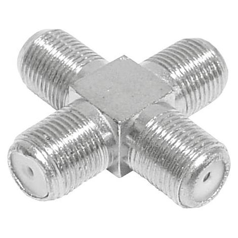 Enchufes cu谩druples tipo F de 4 tomas