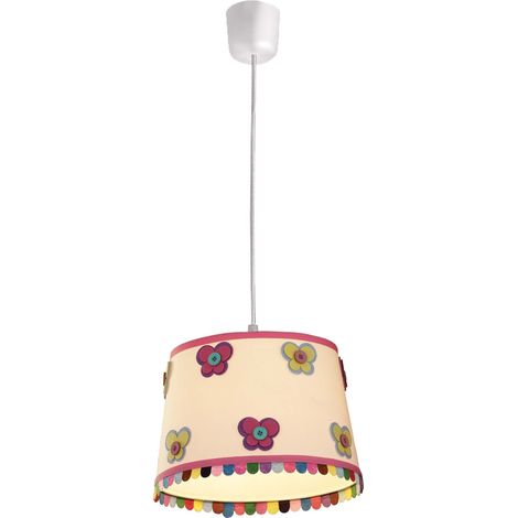 Suspension Butterfly rose E27 Ø32 cm Light Prestige (1/3)