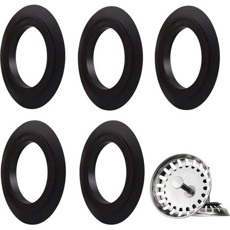 Elastomer-Ablaufdichtung für Küchenwaschbecken und Badewannen, für Filterkörbe, Abflussstopfen, Ventile und Siebe, Spülbeckenventil (O-Ringe für 78, 79, 80, 82, 83 mm)