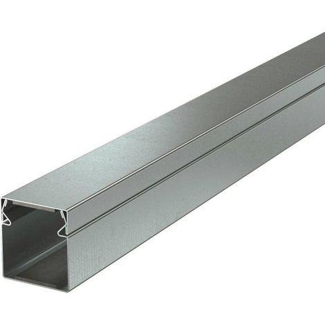 OBO Bettermann Brandschutzkanal PLM D 0404 FS, 44x40x2000mm, Stahl, Grau, 7218000 (1/3)