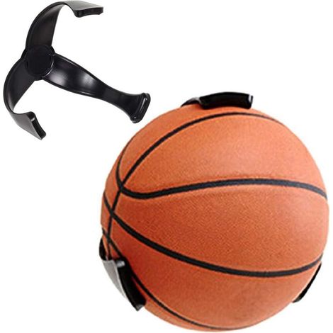 Support Murale Pour Ballons - Porte-Ballon Triangulaire En Acier - Convient Basket Ball Football Volley-Ball - Fixation Murale Ou Plafond - 1 Pièce (1/5)