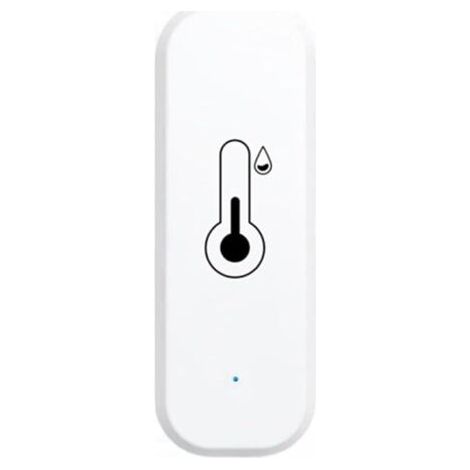 BUNTHAUS Thermomètre hygromètre intelligent WiFi pour moniteur à distance et alerte température ambiante capteur d'humidité application pour serre cave compatible Alexa/Google Home/Tuya (1/5)