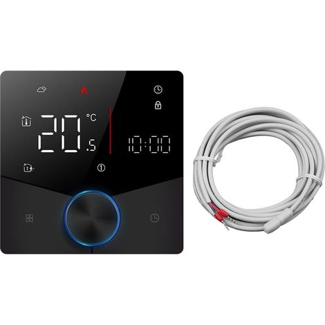 Thermostat de Chauffage par le Sol WiFi Tuya GB pour Contrôleur de Température - Interrupteur D'Économie D'Énergie pour Thermostat de Chauffage Électrique A (1/5)