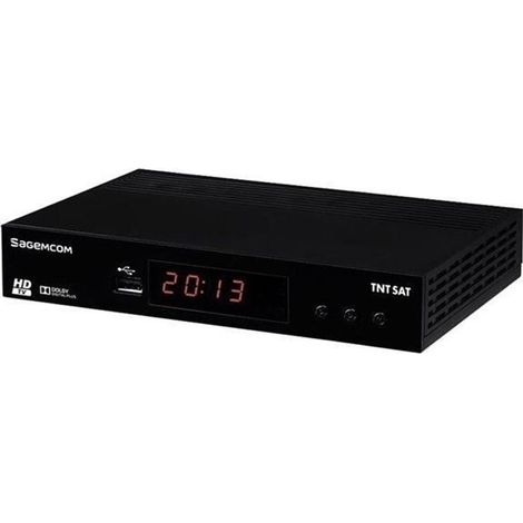 Terminal TNTSAT - SAGEMCOM - DS81 HD - HDMI - PERITEL - Noir