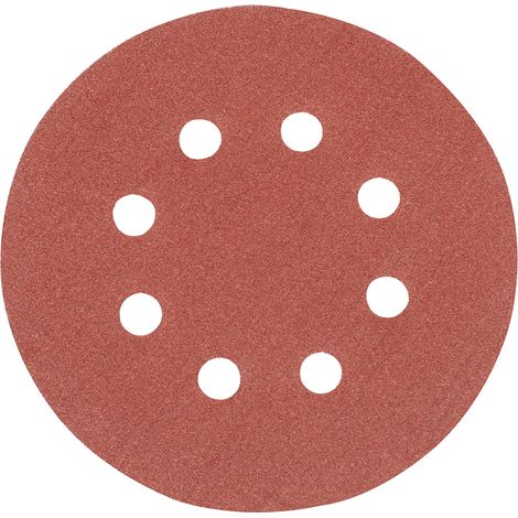 10 x Klettschleifscheiben gelocht 125 mm K120