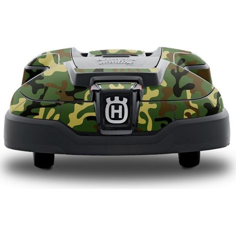 Husqvarna – Stickers robot tondeuse Automower camouflage – Pour modèles 305, 310, 315, 320, 420, 430X, 440 – Décoration personnalisée