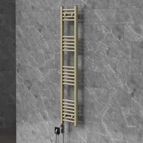 LuxeBath Termoarredo Scaldasalviette Sahara 300x1400 mm Elettrico Beige (1/5)