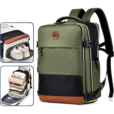 Sac à dos de voyage grande capacité avec compartiments – léger et multifonctionnel pour ordinateur portable les affaires étudiants (1/5)