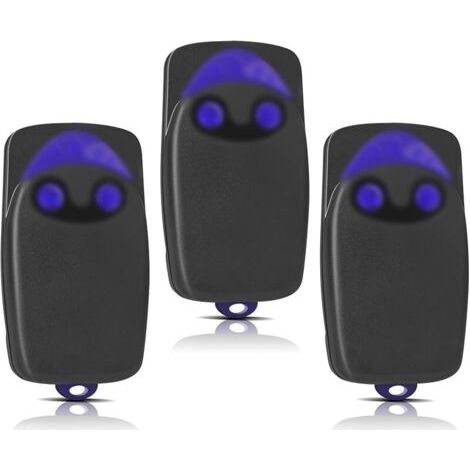 Pair 3 Pièces Remplacement pour télécommande NICE, télécommande portail 433,92MHz 2 canaux, compatible avec Flo1r-s, Flo2r-s, Flo4r-s (1/5)