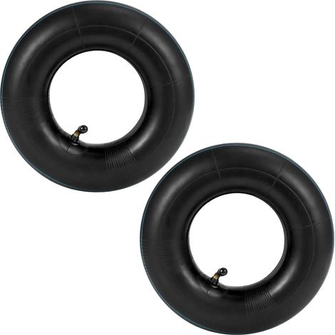 2 pièces de pneus à chambre à air de 18,5 cm de haut, adaptés aux brouettes, brouettes, chariots de jardin, tondeuses à gazon, chambres à air de remplacement (1/2)