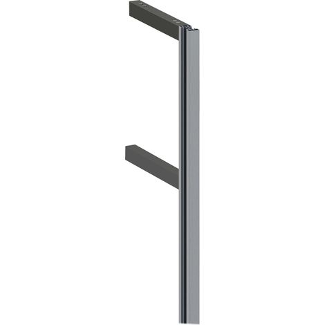Volpato Wandanbindung mitte 170mm passend zu Stili Regalsystem, Aluminium schwarz eloxiert (1/5)
