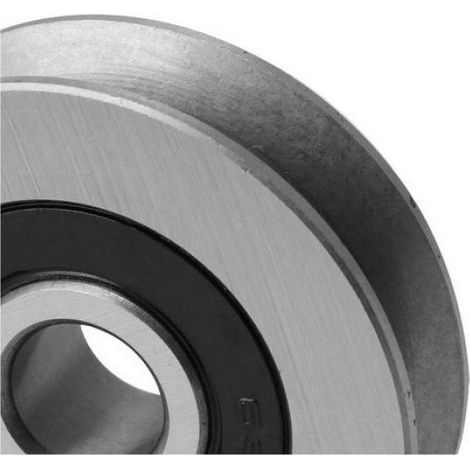 Poulie De Câble - Acier Et Fer - Charge Maximale 512 Kg - Diamètre Extérieur 50 Mm - Épaisseur 13 Mm - Pour Transmission Industrielle - 1 Pièce (1/5)