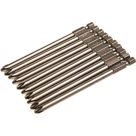 Makita – Embout long PH2 127mm pour visseuse – Acier robuste – Pour vis 5mm – Lot de 3 embouts – Vissage dans espaces restreints (1/2)