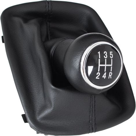 Pomo y funda de la palanca de cambios de 5 velocidades para Audi A6 C5 97-04