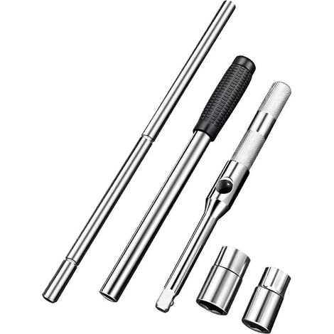 Clé à roue allongée 19 mm 23 mm, jeu de clés à écrous robustes pour véhicules et fourgonnettes (1/5)
