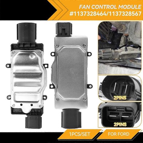 LBQ 1137328464 Module de commande de ventilateur de refroidissement moteur, relais de résistance de radiateur pour Ford Focus, Kuga, C-Max, Volvo V40, Mazda 3 et 5 1137328567 (1/5)