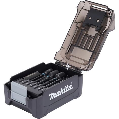 Juego de puntas para atornillador con portapuntas de 31 piezas Makita, ideal para trabajos de atornillado precisos, con amplia compatibilidad, resistente, color negro