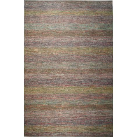 SAINT-TROPEZ - Tapis extérieur-intérieur motifs lignes vert 200x290 (1/5)
