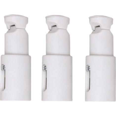 3 Pièces Fixations pour Radiateur Sèche Serviette, Support de Fixation pour Radiateur, Convient aux Radiateurs de Salle de Bains Droits ou Courbés (1/4)