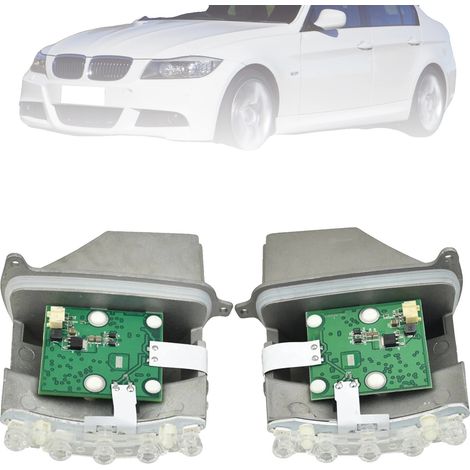 Módulo de faro LED con intermitente, construcción metálica, compatible con sedanes de lujo E90 y E91, dimensiones automotrices estándar, tecnología de iluminación LED, montaje delantero izquierdo y de (1/5)