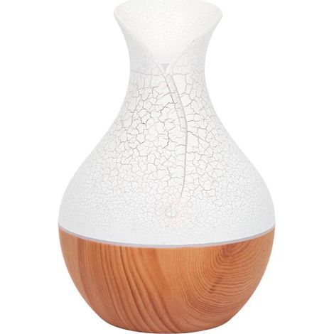 Diffuseur de Parfum LED "Tulipe" 15cm Blanc (1/5)