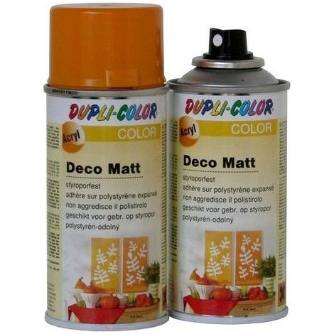 Peinture - DUPLI-COLOR - Jaune narcisse - 150 ml - Mat - Acrylique (1/2)