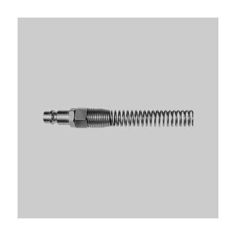 Innesto rapido con molla maschio diametro 8x10 mm conf. da 10 pz