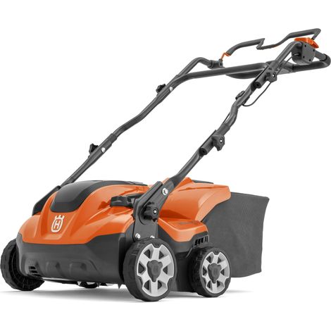 Husqvarna S138i Akku-Rasenvertikutierer ✔ 36V Akku-Vertikutierer mit 37,5 cm Arbeitsbreite, einstellbarer Tiefe, klappbarem Griff, doppeltem Akkufach und savE™-Modus ✔ Inklusive Akku und Ladegerät