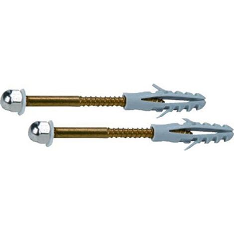 Bolsa 2 tornillo hierro m5x75mm sujeccion wc inodoro