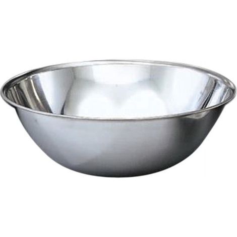 Bol Mélangeur - Acier Inoxydable 13 Quart - Finition Miroir - Bord Perlé - Fond Plat - Lavable En Lave-Vaisselle - 1 Pièce