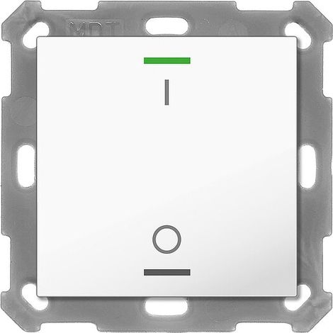MDT technologies Taster Light 55 1-fach RGBW,rws/glä,schalt. BE-TAL5501.B1