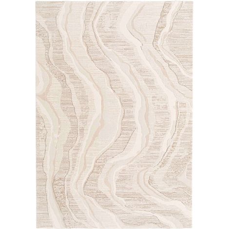 VIVARAISE - Tapis Vivaraise Kalio beige en polyester - 120 x 170 cm (1/5)
