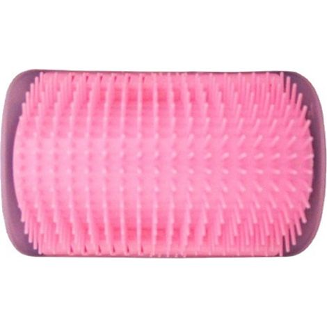Chat Auto Toilettage Brosse Wedge Massage Peigne Jouets pour Chats - Rose (1/5)
