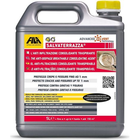 Salvaterrazza - Antifiltraciones Consolidante Transpirable / 5 L / Hidrófugo
