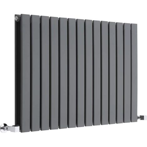 Radiateur Design Horizontal Anthracite Delta 63.5cm x 98cm x 3cm 1338 Watts (1/5)