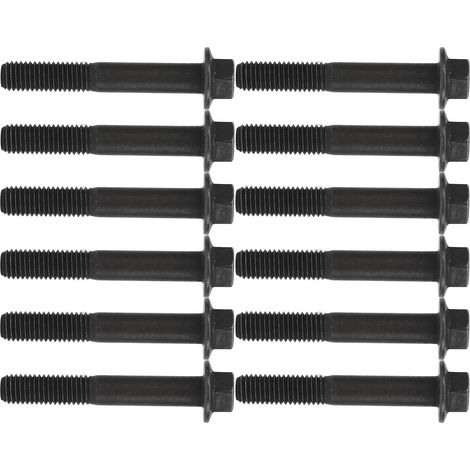 12 boulons de collecteur d'échappement 3944593, goujons de remplacement pour la fixation du tube d'échappement à la culasse pour Dodge Ram (1/5)
