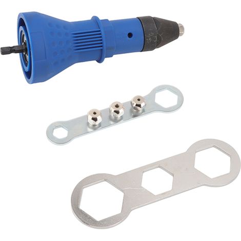 Adaptateur de Rivet 155mm pour Perceuse, Outil Électrique pour Travaux du Bois et DIY (1/5)