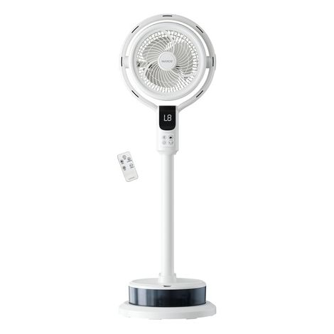 Ventilador vaporizador de pie Torbali Ø26cm 50W Blanco