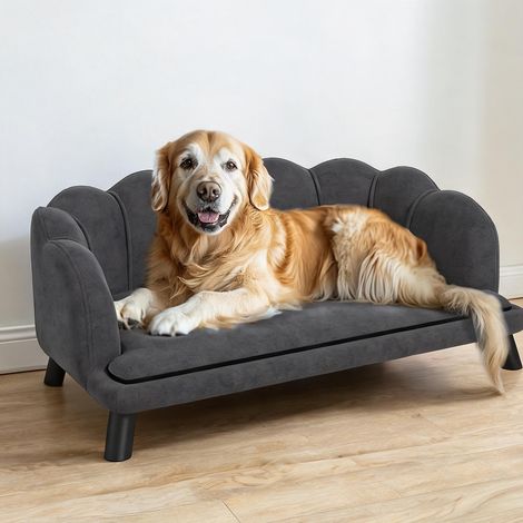 Couchage pour chien grigio 98,5 x 60,5 x 35,5 cm (1/5)