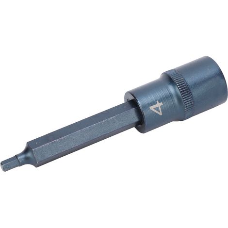 Embout hexagonal à douille en acier allié S2, tournevis long, clé électrique rapide, outil de quincaillerie 100x4 (1/5)