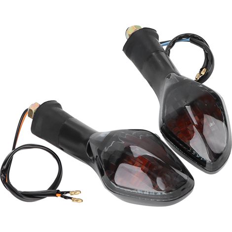 2x Feux de Clignotants Avant Moto pour CB500X CB1300 NC700 2013-2020, Indicateurs Noirs (1/5)