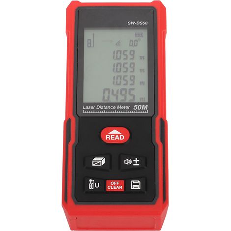 Télémètre Laser 50m Haute Précision, Mesure Rapide et Portable, Détecteur Infrarouge 630-670nm (1/5)
