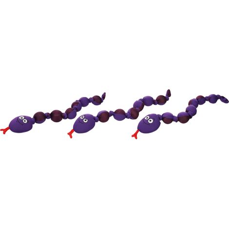 Jouet pour Chien Serpent Emoji Pourpre L – 85x10,5x7cm – Peluche en Textile Souple pour Jeu, Câlin et Réconfort - Amusant, Doux et Adapté à Toutes Tailles - Pas de Choix Possible (1/4)