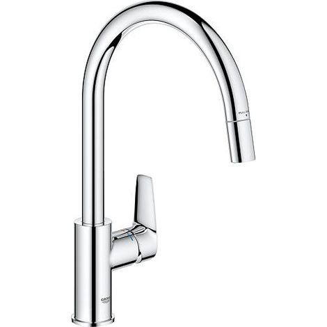 Grohe BauEdge Mitigeur monocommandé pour évier, saillie 215mm, (1/5)