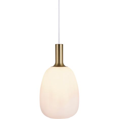 Suspension en verre Alton Ø 23cm blanc - 47303001