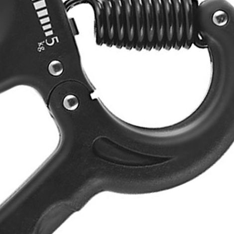 Elastischer Kunststoff-Griffkrafttrainingshandschuh, tragbar und häufig zu verwenden, ideal zur Kräftigung der Muskulatur und zur Genesung nach Verletzungen (schwarz). (1/5)