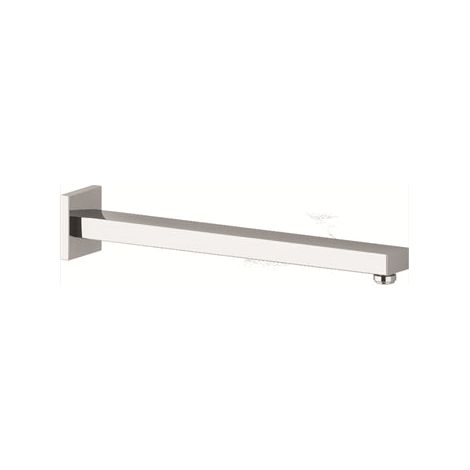 Bras de douche, carré rectangulaire de 40 cm en laiton chromé (1/3)