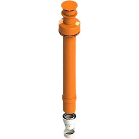 Kit Ventouse Terminal de Toiture ATLANTIC Ø80/125mm Brique pour Chaudière - 074296 (1/2)