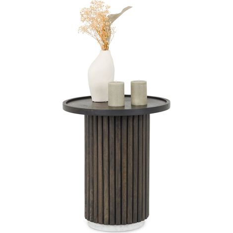 Table d'appoint SARDA brun/blanc (1/5)