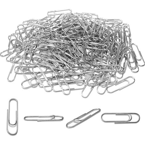 200 pièces. classeurs 28 mm sølv metalklemmer pour kontorrekvisita hjemme (1/5)